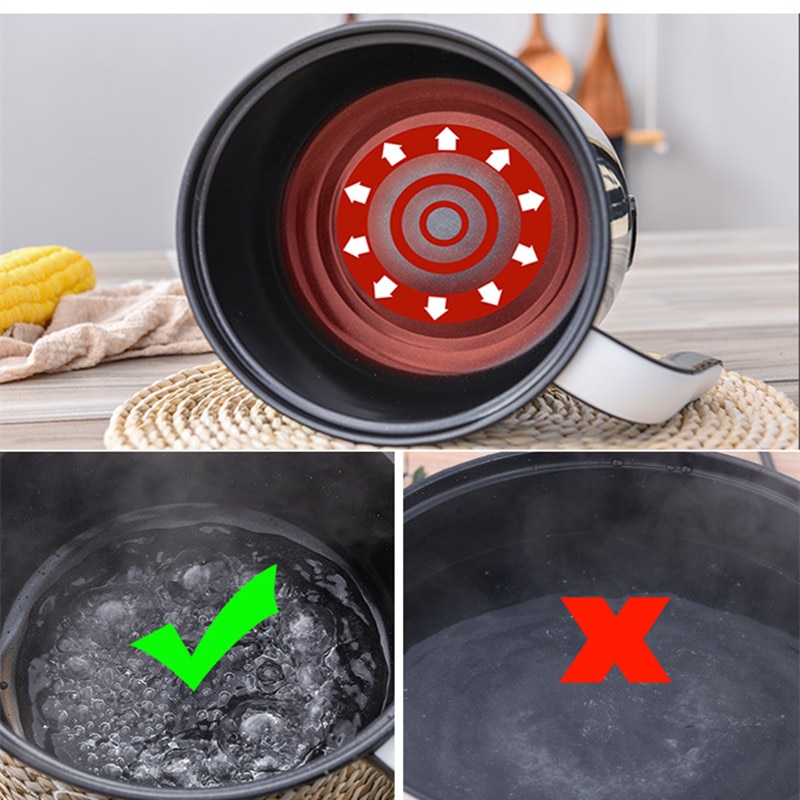 220V 1.2L/1.8L Multifunction Electric Cooking Pot Machine Single/Double Layer Available Pot Multi Cooker EU/AU/UK/US plug