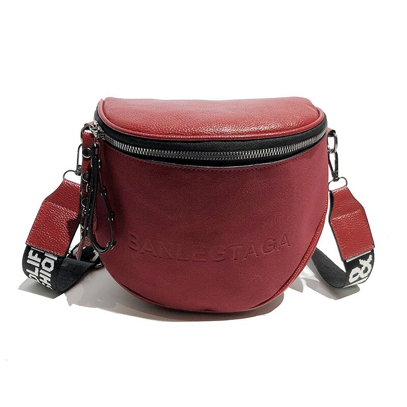 PU Leather Shoulder Bags Lady Simple Shell Shoulder Bag Casual Messenger Packbag For Women Sports Handbag Purse: Red