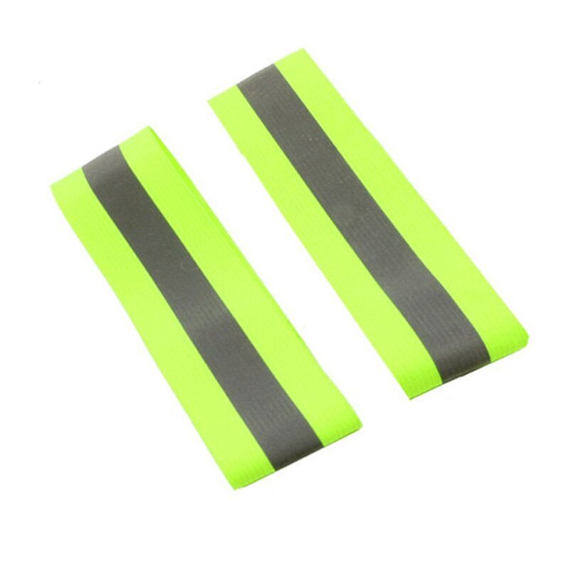 Noc wysoka widoczność bezpieczeństwo w miejscu pracy taśma ostrzegawcza bieganie jazda na rowerze zewnętrzne opaski odblaskowe elastyczna opaska