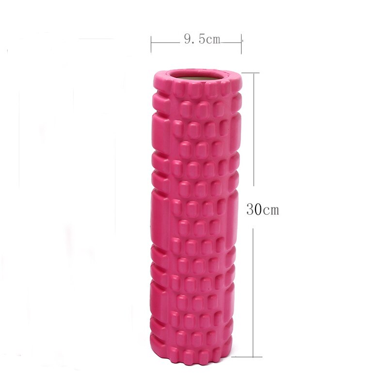 Columna de Yoga hueca de 9,5x30, equipo de Fitness, rodillo de espuma para Pilates, ejercicios de gimnasio, masaje muscular de EVA, rodillo de Relax, ladrillo de Yoga