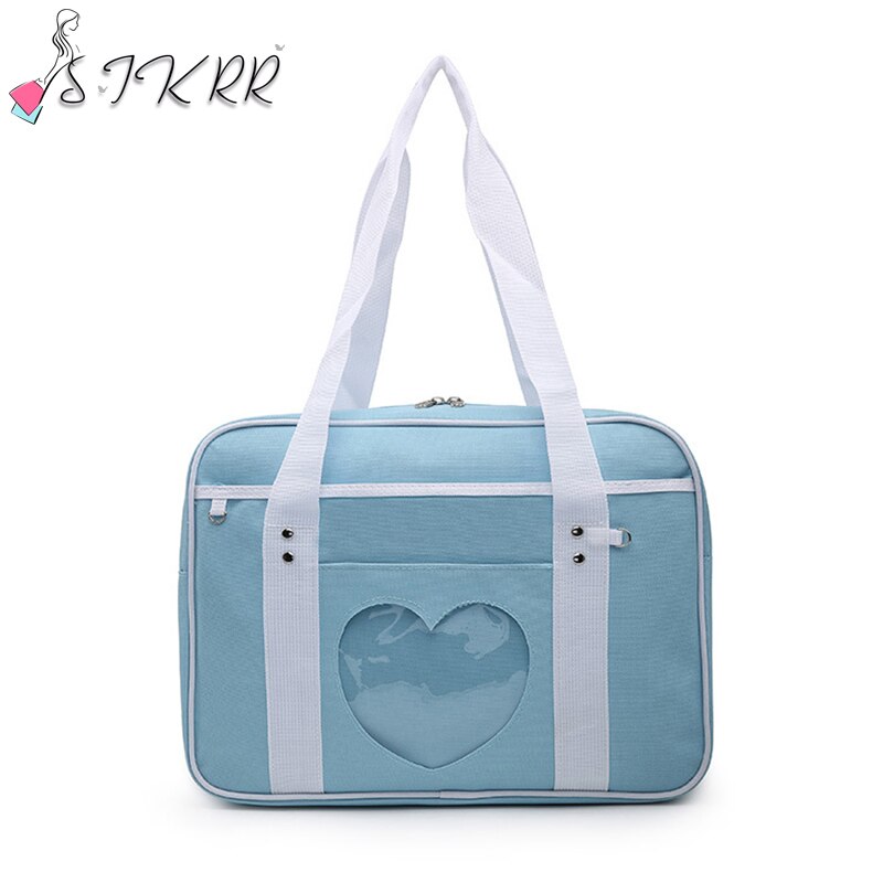Handtaschen Für Frauen Reise Schulter Schule Taschen Mädchen Nette Große Kapazität lässig Gepäck Totes Dame Oxford Handtasche: Blau
