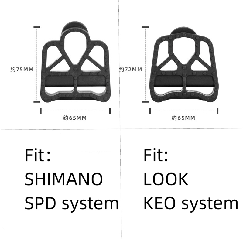 CNC Fahrrad Zubehör Teil Fahrrad Pedal Adapter passen Shimano SPD suchen KEO System Rennrad Pedale Konverter klick Pedal Platf