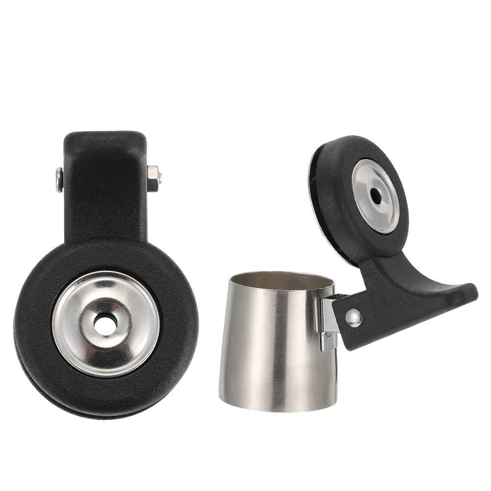 2 Stuks Rvs Fluitketel Fluiten Nozzles Water Boiler Alarm Ketel Uitloop Hulpstukken Accessoires