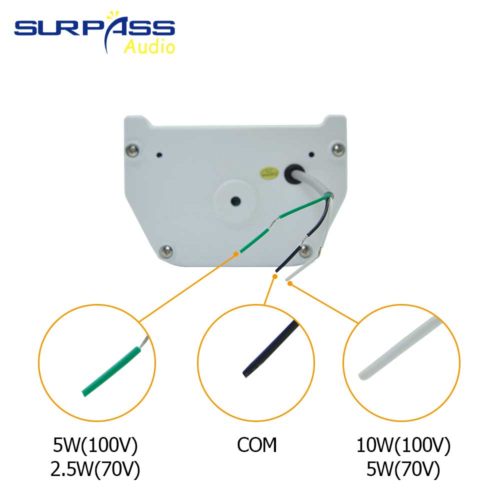 All Weather Waterproof Outdoor Columnn Speaker Wall Mount IP PA System Stereo Sound 10W Speaker Public Address HiFi Loudspeaker