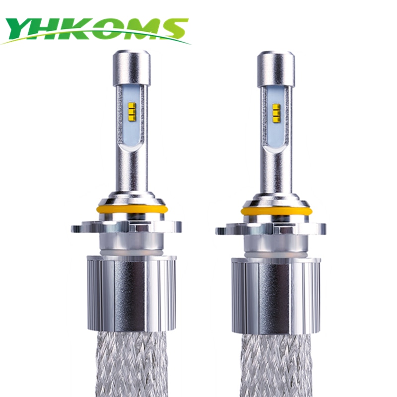 YHKOMS 9005 HB3 9006 HB4 LED H4 H7 Auto LED Koplamp H1 H3 H8 H9 H11 LED Lamp 80 w 9600LM Auto gloeilamp 6000 k 12 v Mistlamp