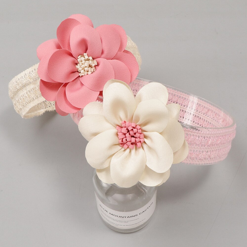 1 Pieces Baby Girl headbands Infant Hair Accessories Newborn Tiara Headwrap Toddlers Bandage Ribbon Flower Headwear