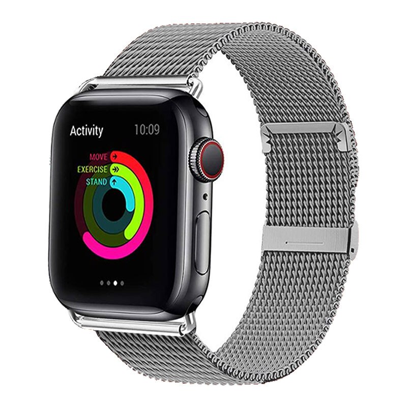 Bracelet Stainless Steel MAGNETIC band For Apple Watch 5 4 3 2 1 42mm 38mm Bracelet strap for iwatch 4 5 40mm 44mm: Silver / For 38MM or 40MM