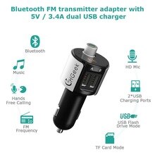 1 pcs Transmitter 12-24v Bluetooth car transmitter