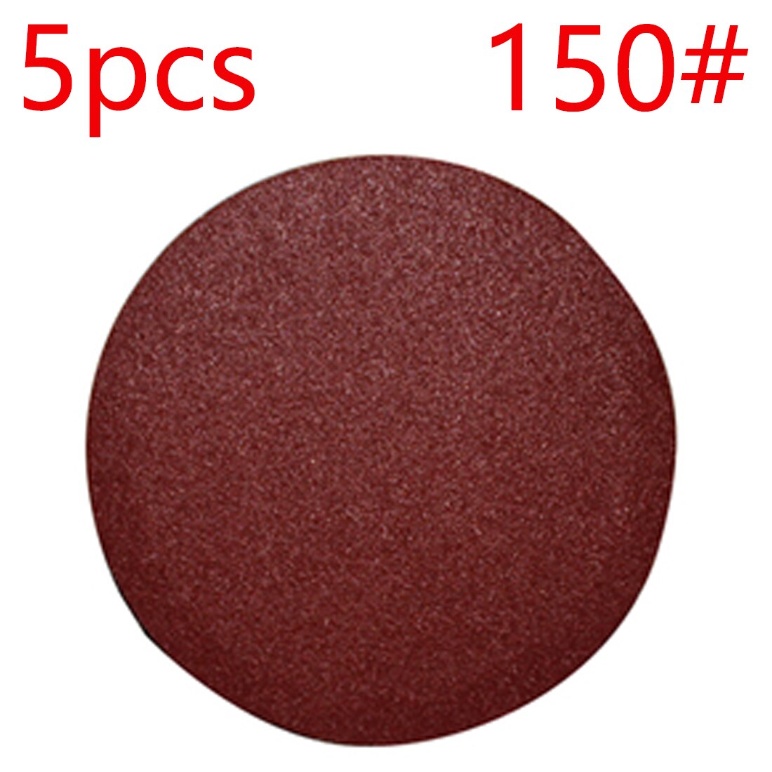 Abrasive paper 5pcs 125mm red circular Flocking polishing disc Grits 80-1000 Dremel tool tool accessories felt wheel polishing: 120