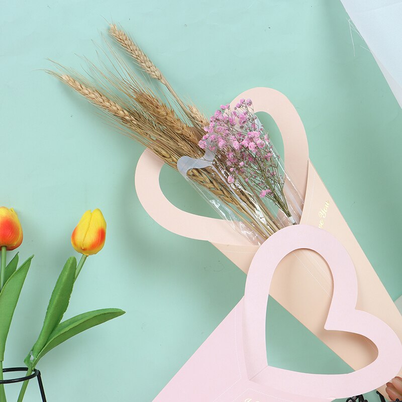 Kraft Paper Flower Bags Rose Florist Wrapping Box Flower Packaging Box