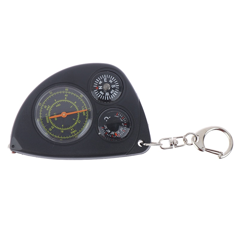 Tragbare draussen Kilometerzähler Multifunktions Kompass Curvometer Mit Entfernungsmesser Karte Kilometerzähler Thermometer Keychain
