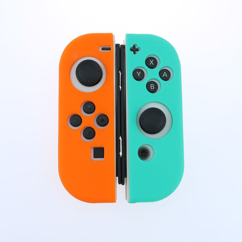 ChengHaoRan Gomma di Silicone Della Pelle Della Copertura di Caso Per Nintendo NS Interruttore Gioia Con Controller Per NX Joycon Anti-slittamento Morbido caso: No.69