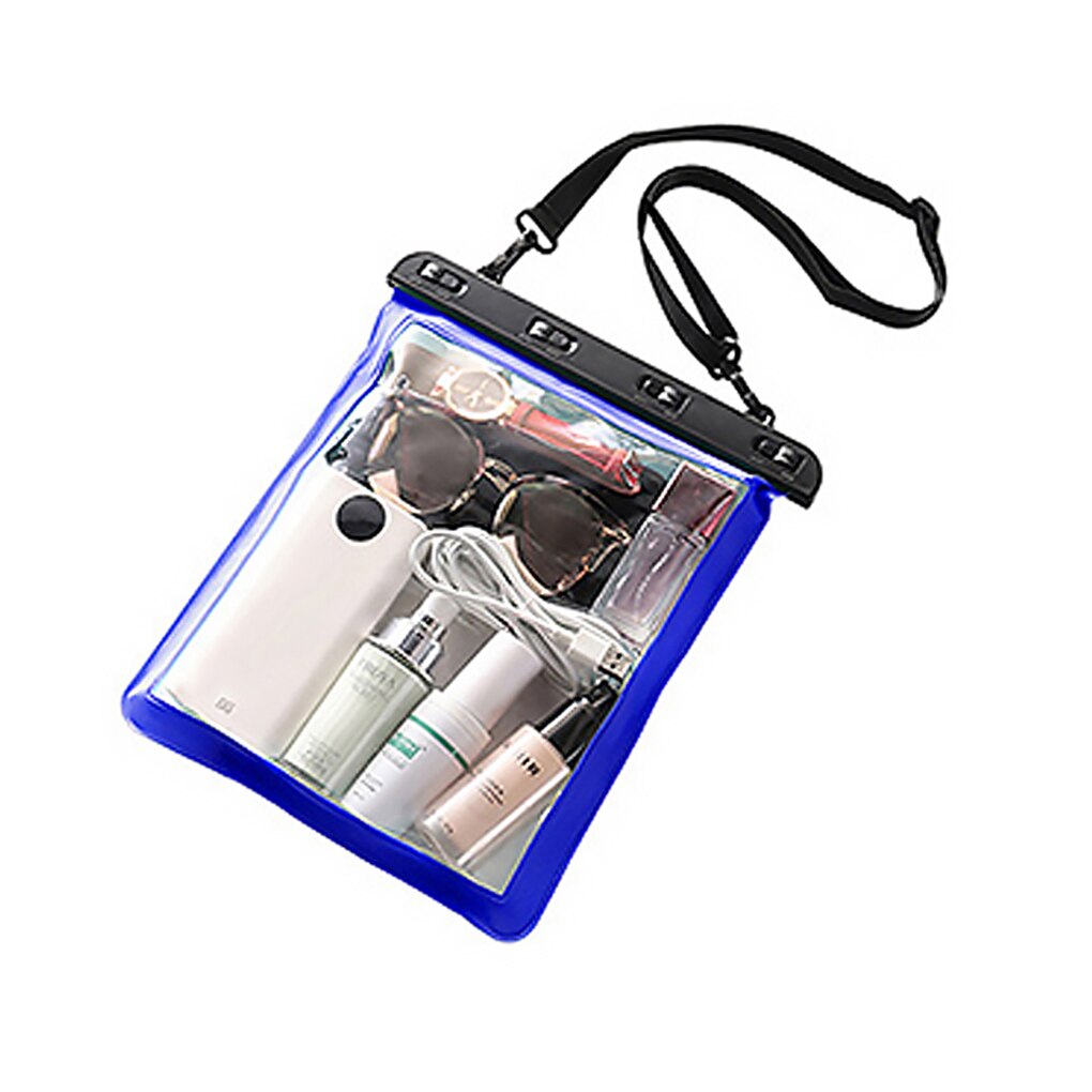 Waterproof Shoulder Bag Swimming Surfing Beach Water Playing Phone Transparent Toiletry Pouch: 5