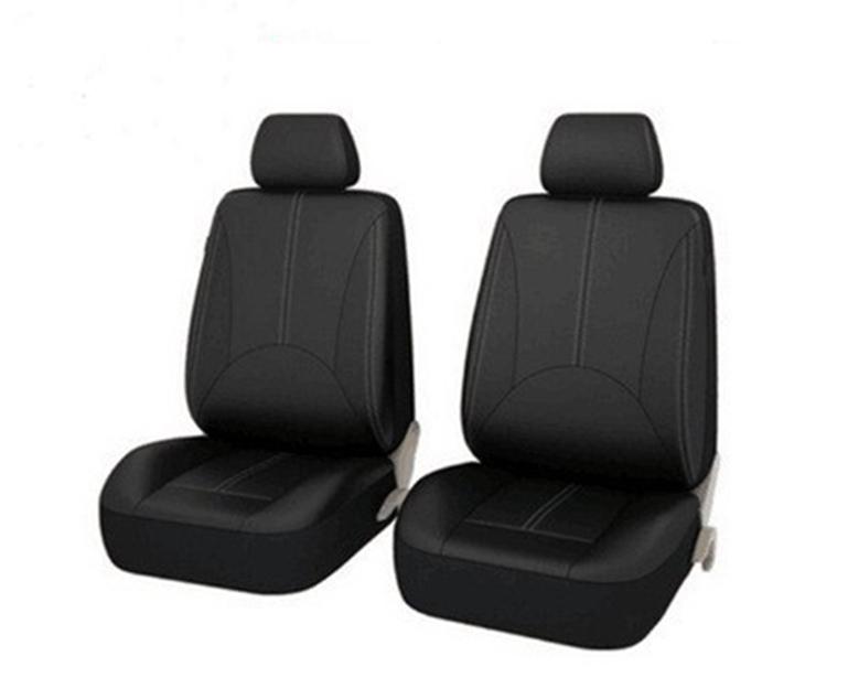 Autostoelhoezen auto-interieur stoelhoes beschermer voor voor- en achterbank rugkussen mat met rugleuning voor de meeste auto's, vrachtwagens, suv's: 2 x voorstoelhoes