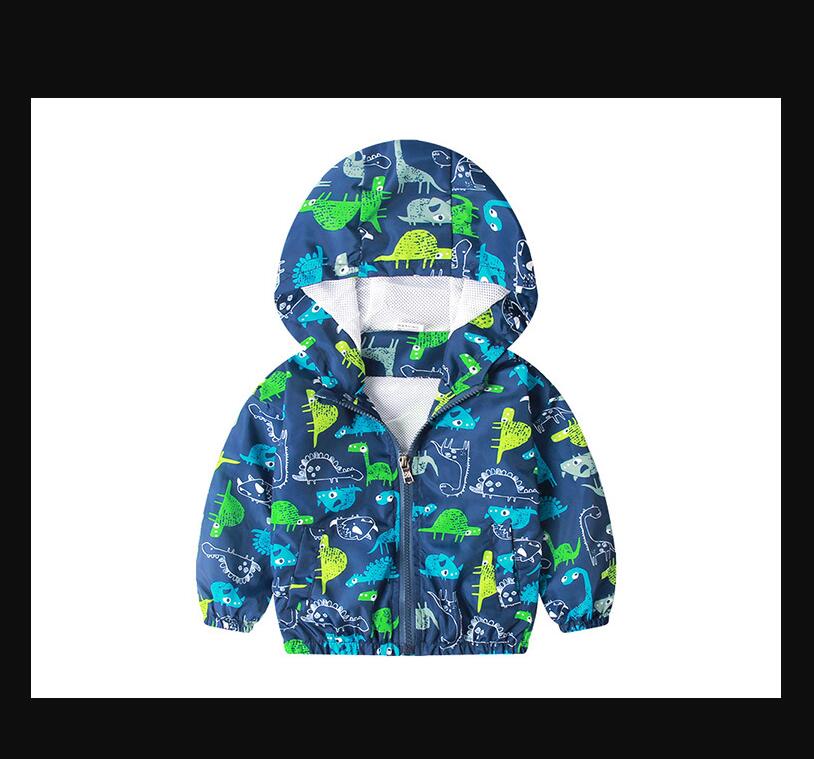 Spring And Autumn Kids Boys' Graffiti Stormsuit Children's Coat