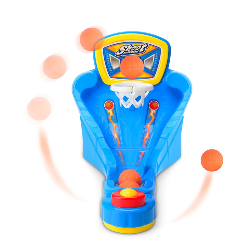 Mini juego de mesa de baloncesto de escritorio para niños, juguete educativo interactivo para niños con eyección de dedos