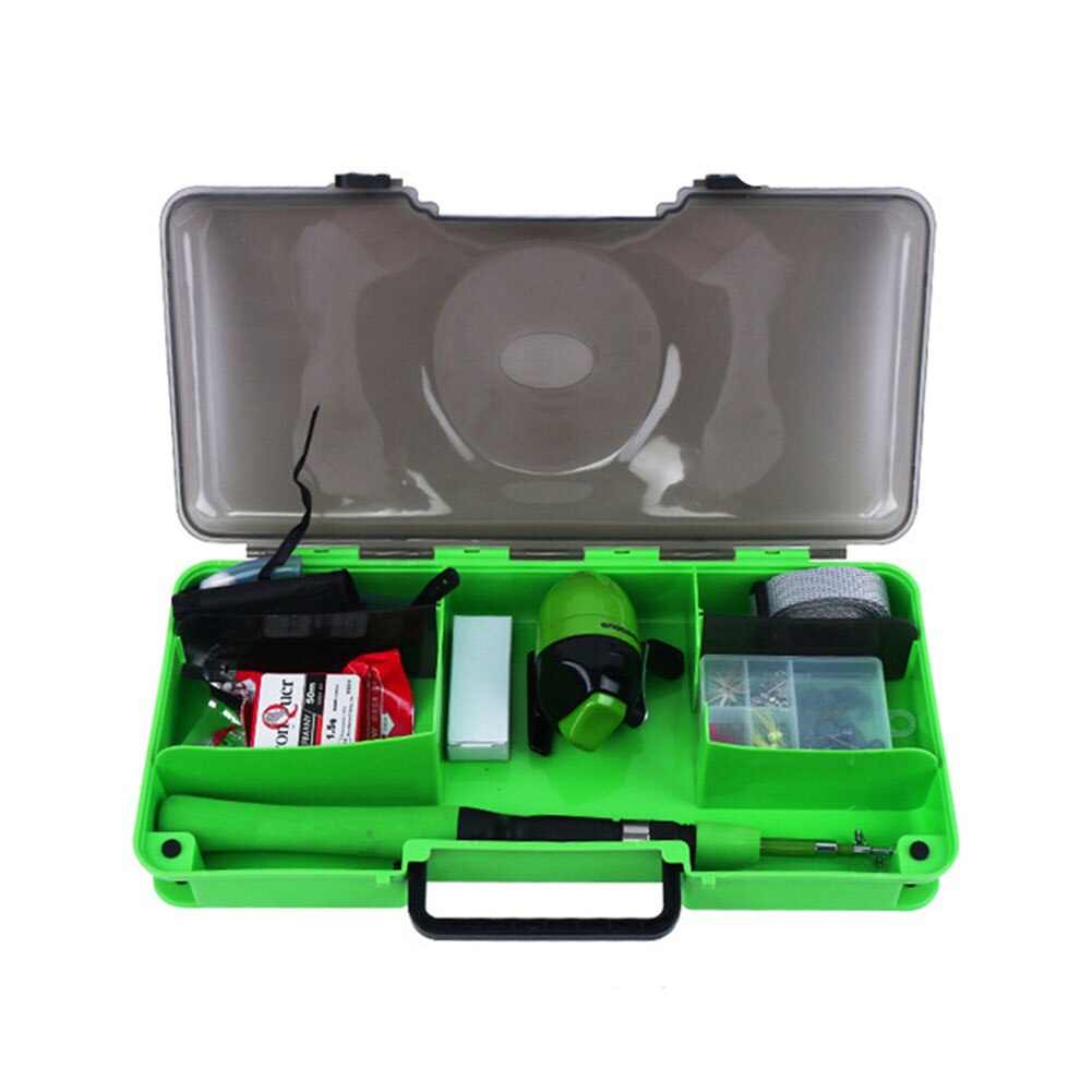 Kids Fishing Pole Tackle Box Child Fishing Rod and Reel Kit Lures Box Fishing for Kids Fishing Gear