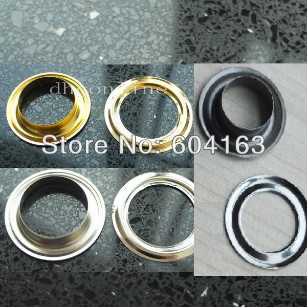 50 Sets Grommet Eyelets Canvas Clothes Leather Self Backing 1" 26.2mm MIX Color Choice