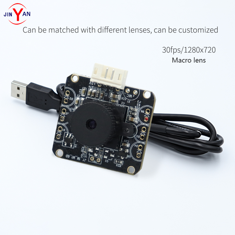1megapixel HD NT99141 camera module 720P 1280x720 USB2.0 free drive Support LINUX distortion free lens