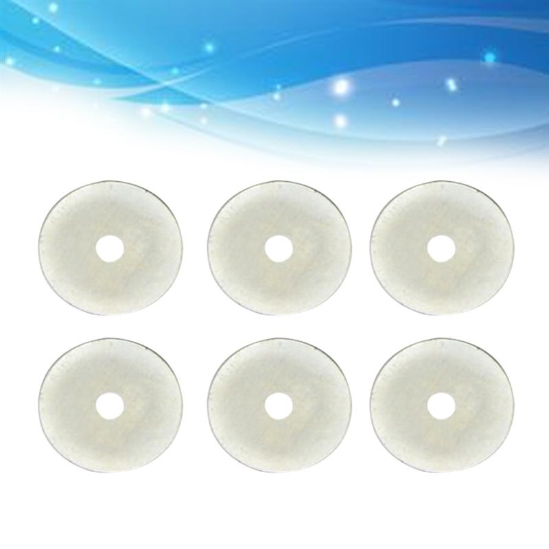 6pcs Cutting Blade Rotary Cutter Round Blades Sharp 28mm Rotary Circular Cutter for Sewing