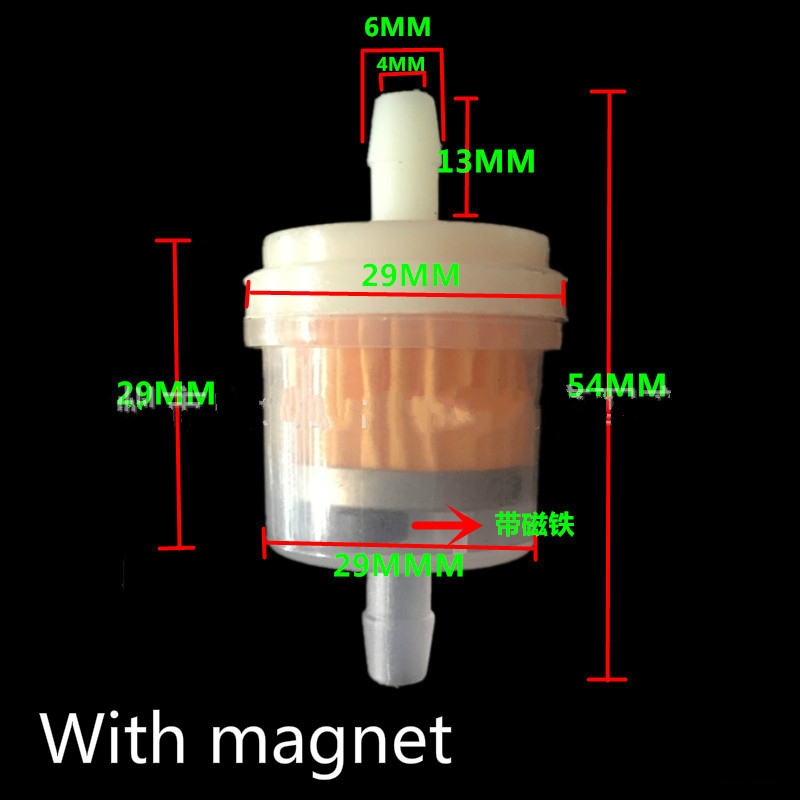 Universele Auto Dirt Pocket Bike Oliefilter Benzine Gas Benzine Vloeibare Brandstof Filter Voor Scooter Motorrijwiel Motor
