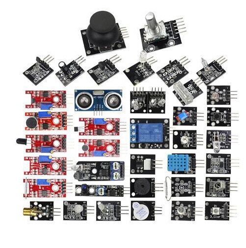 37 in 1 Sensor Kit Mega 2560 R3 HC-SR04, MB-102 Test