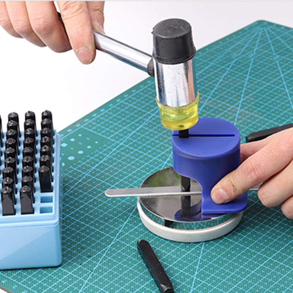 Practical Steel Bench Block Jewelry Making Punching Metal Forming Stamping Anvil Tools Non-rebound Making Manual Tools