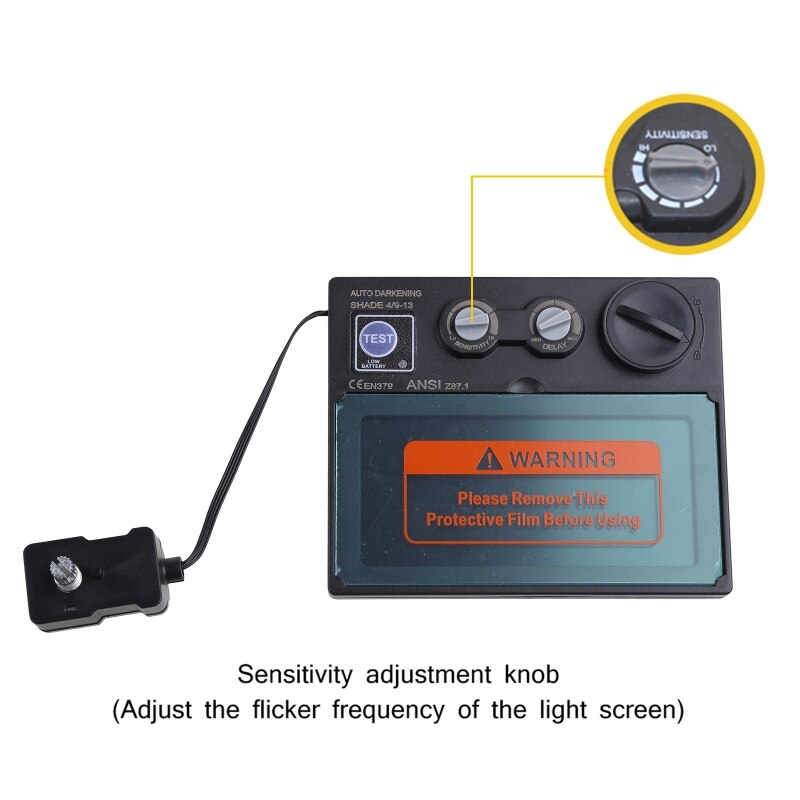 Durable Automatic Dimming Electric Welding Mask for Outdoor Welding Industry Prevent Prevent Occupational Diseases