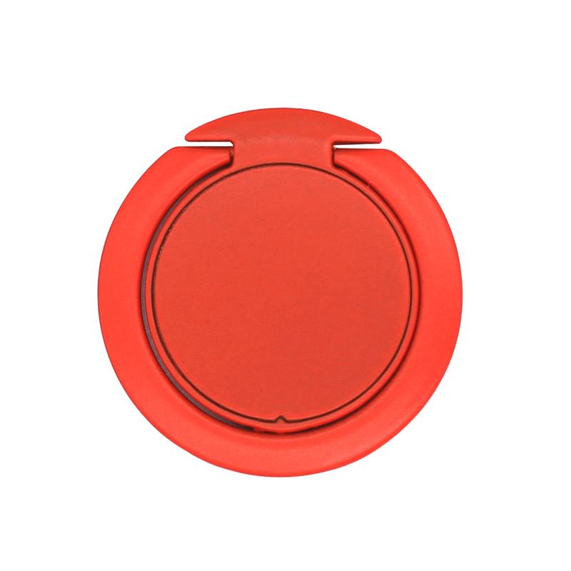 Ultra-thin metal Stent Accessories Mobile Phone Holder Stand Finger Ring Magnetic For cute Cell Smart Phone holder: A42-Orange