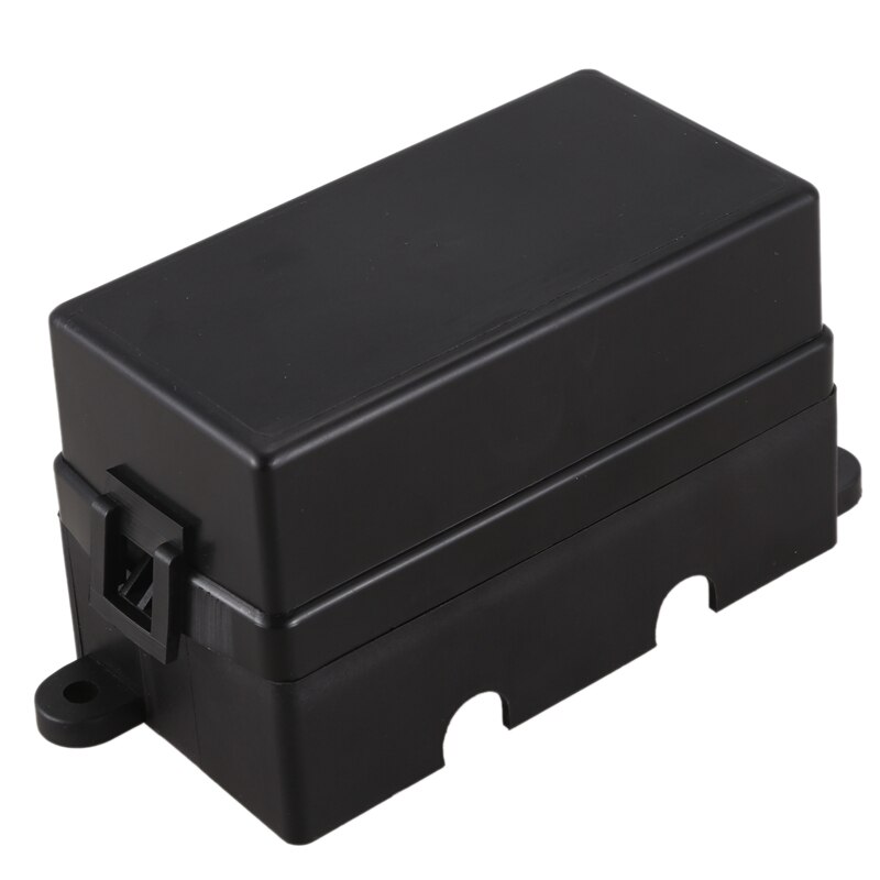 -Caja portafusibles de cuchilla de 12 vías con terminales de pala y fusible 4 Uds 4 pines de 12V 40a relés para remolque y barco de camión de coche
