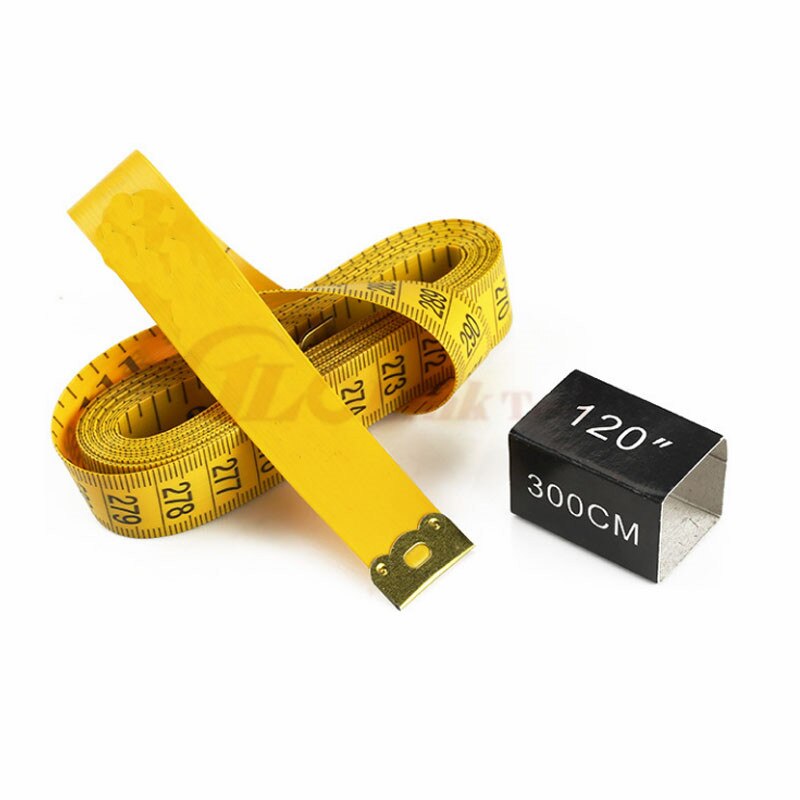Strumenti di sartoria del righello di misura del corpo del nastro del sarto di cucito di alta qualità durevole 3 metri 300 CM