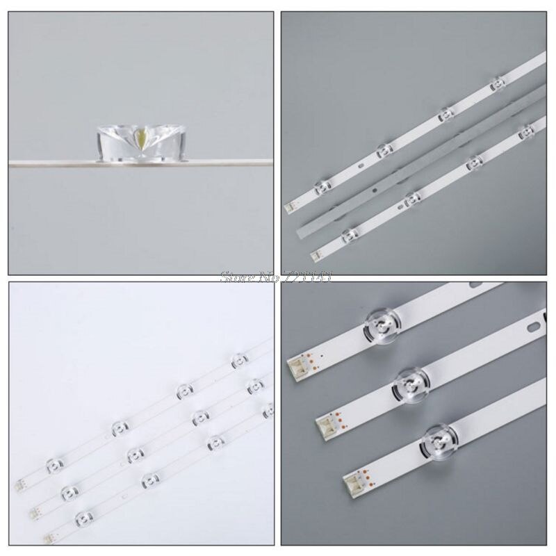 3 unids/set tira de LED para iluminación trasera 6 barra ligera de la lámpara para Lg 32 "TV 32LB5800-UG 32LB5610 y