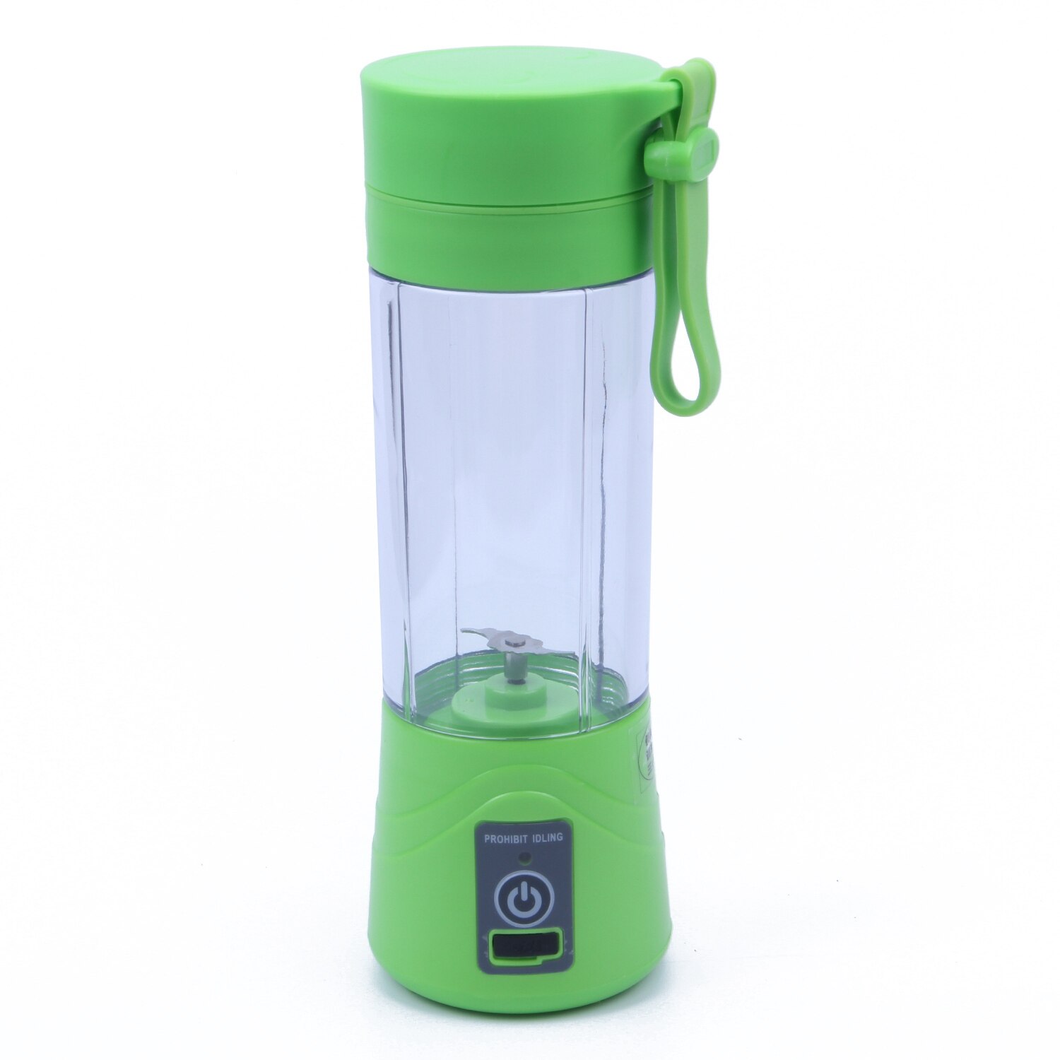 380ml Portable Blender ,Orange Juicer Vegetables Fruit Milkshake Smoothie Blender, Electric Kitchen Mixer (USB Rechargeable): Green