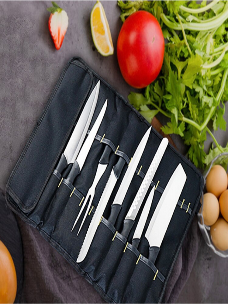 Sac à couteaux de chef Portable, sac en rouleau, sac de valise de cuisine, sac de rangement portable durable Funda Navaja