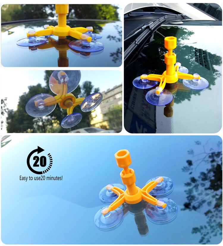 Auto Windshield Repair Tool Car Window Glass Scratch Crack Restore Repair Kit Car Window Screen Polishing Glass Curing Glue