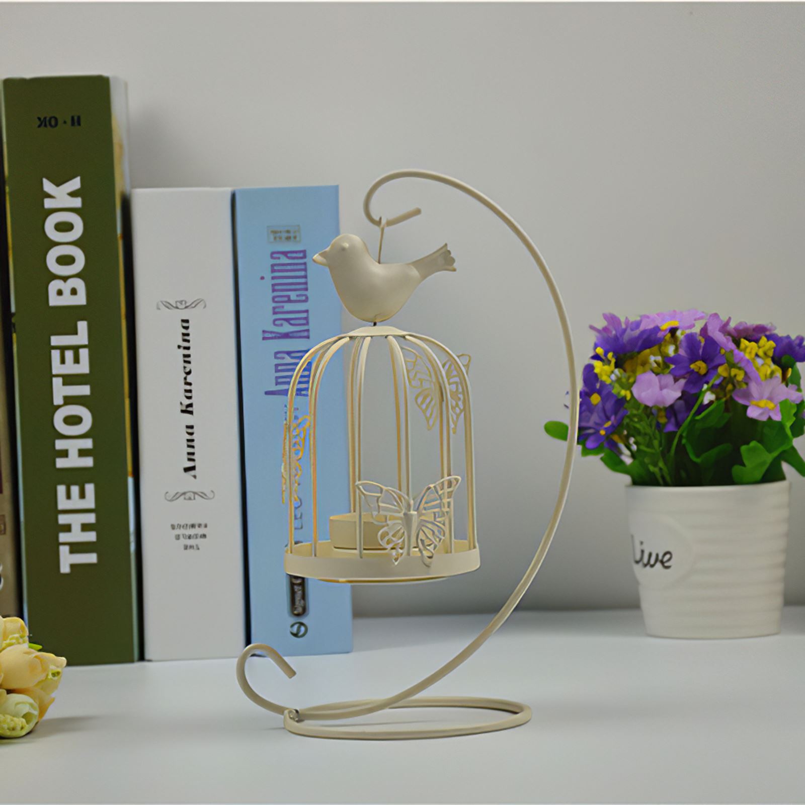 Large Antique Decorative Bird Cages Hand Made Classic Iron Birdcage For Wedding Decoration