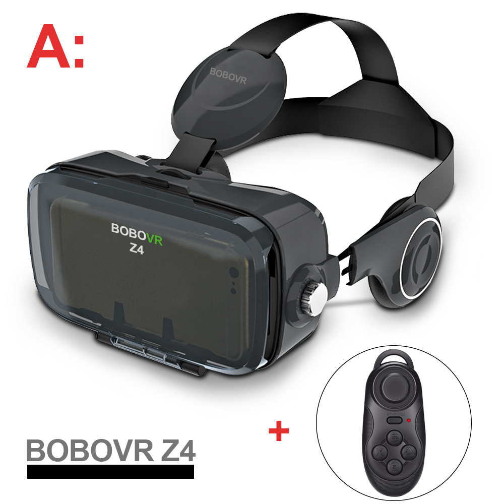 Bobovr z4 VR Box casque de réalité virtuelle lunettes 3D VR lunettes Mini Google carton VR boîte 2.0 BOBO VR pour 4-6 'téléphone portable: Marron