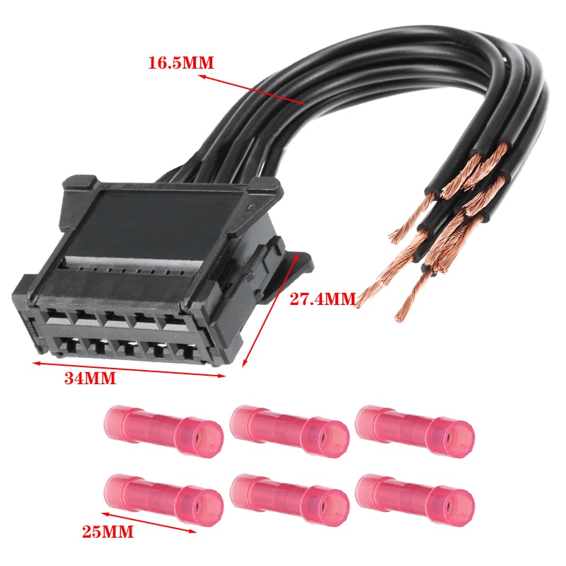 Heater Blower Weerstand Kabelboom Loom Harnas Connector Motor Weerstand Wirin Voor Renault Megane 2 Scenic Ii 8200729298