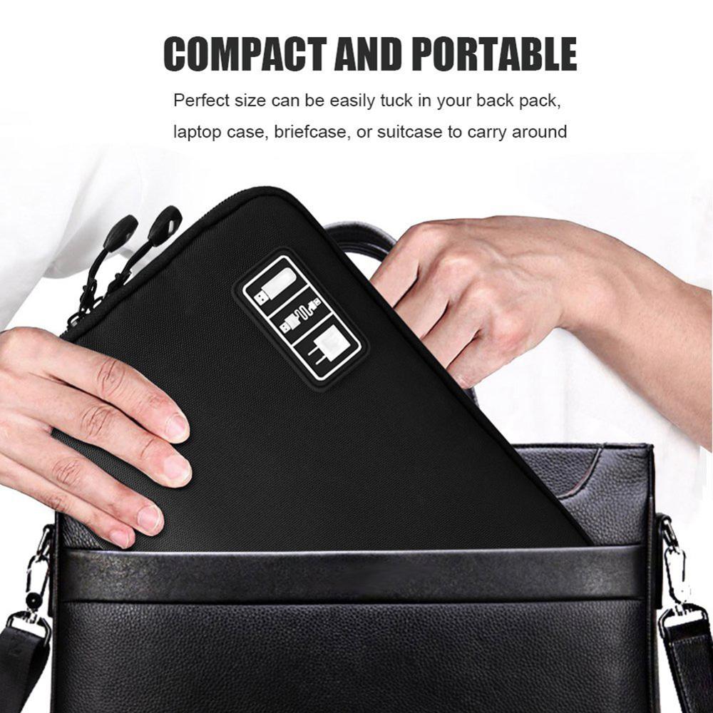 Tragbare Wasserdichte Reisetasche Kabel Organizer für Kopfhörer Kabel USB-Stöcke Lagerung Tasche Digitale Gerät Geräte Reise