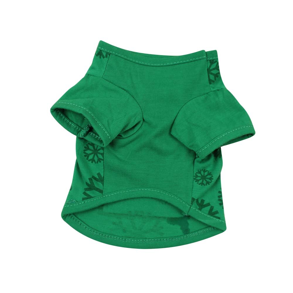 Kerst Cosplay Honden T-Shirt Voor Pet Polyester T-Shirt Puppy Festival Thema Kostuum Honden Kleding