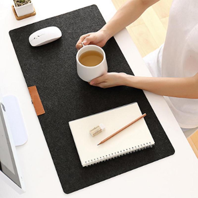 300*600mm grande tapete de mesa do computador do escritório moderno teclado de mesa almofada do rato feltro de lã portátil tapete de mesa gamer mousepad