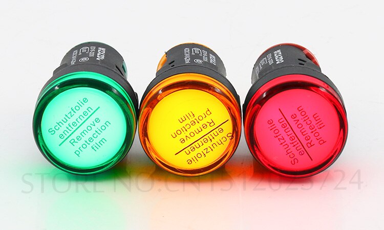 Power indicator light ed16-22d /S led signal lamp 22DS 24v 220v 380v red green yellow blue white.