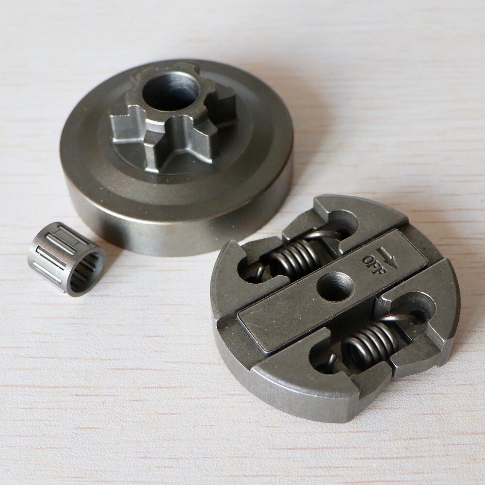 Tambour d'embrayage et roulement à aiguilles adapté à la tronçonneuse chinoise 2500 25CC