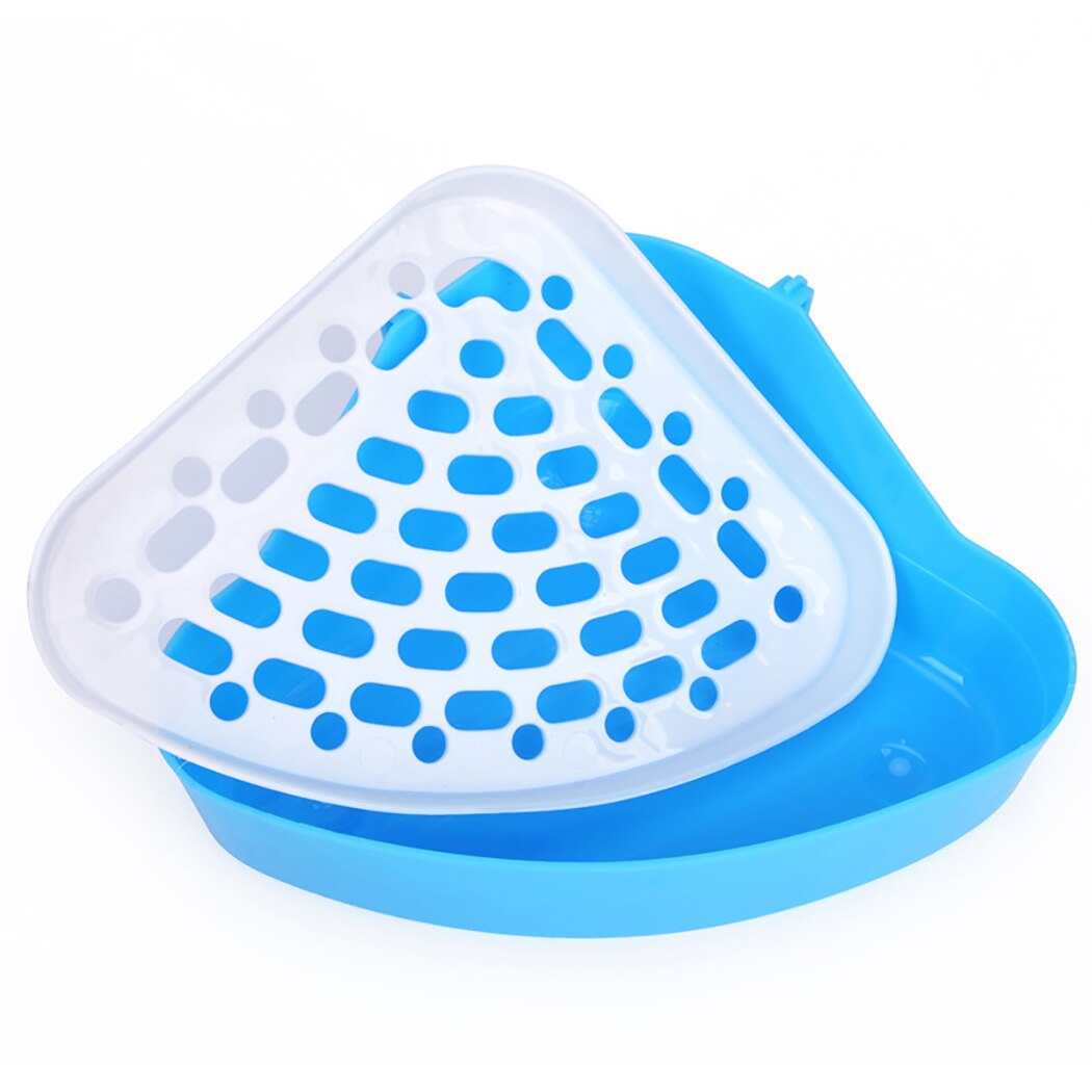 Toilettes pour animaux domestiques, toilettes pour Hamster, Portable, pour l'entraînement des animaux domestiques, facile à nettoyer, petit Animal triangulaire, fournitures de nettoyage pour animaux de compagnie, 1 pièces