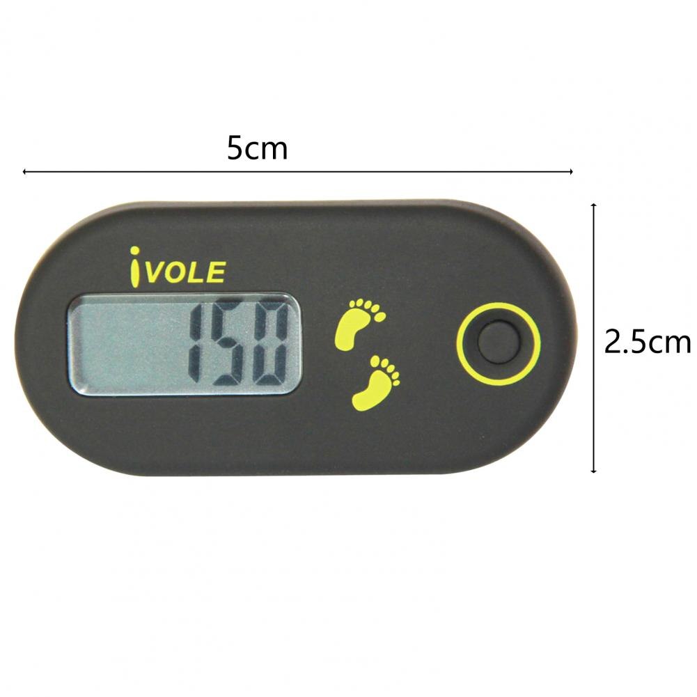 Digital Pedometer Easy to Carry Clear Screen Simple Walking 3D Digital Pedometer for Exercise