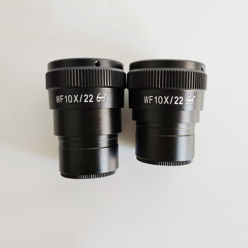 Adjustable Stereo Microscope Eyepiece WF10X FOV 22mm High Eyepoint Zoom Stereoscopic Microscopio Ocular Mounting Size 30mm