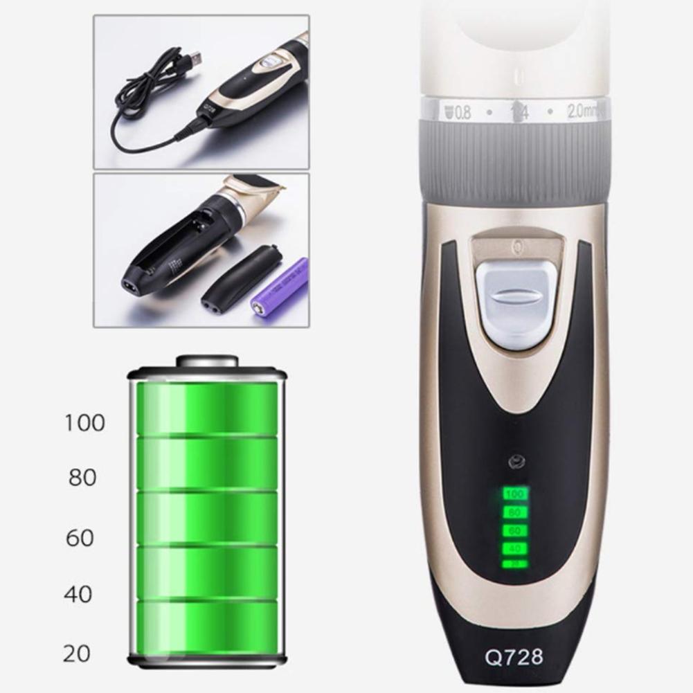 Kinderen Elektrische Tondeuse Tondeuse Usb Interface Opladen Waterdicht Trimmer Kids Mute Tondeuse Scheren Head Home