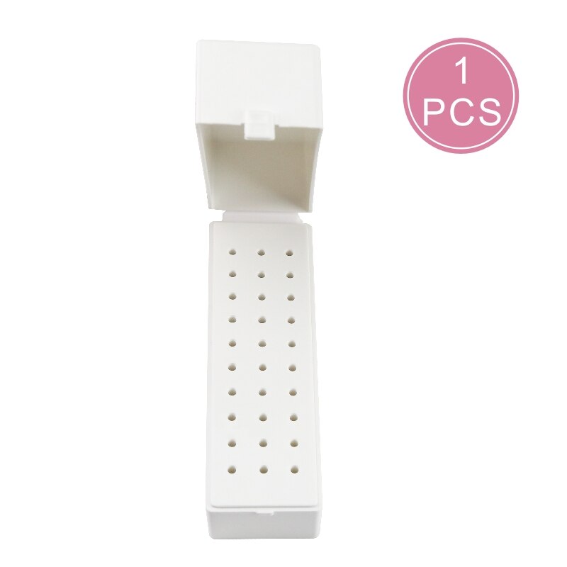 Nail Boor Houder Container 20/30 Gat Opbergdoos Voor Frees Nagel Boor Stand Voor Boor Manicure accessoire: 30 hole