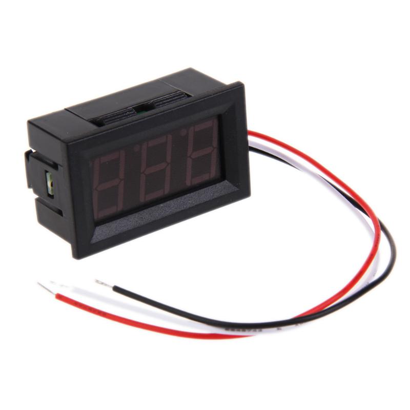 Mini DC 0-10V RGB LED Panel Digital Display Voltage Meter Voltmeter