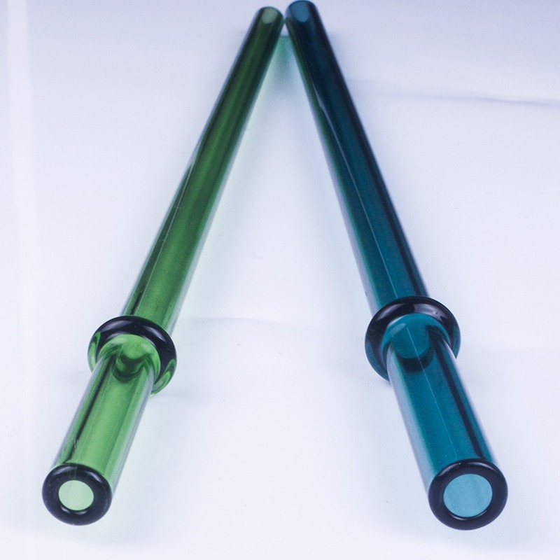 Reusable Glass Straws Eco-Friendly Straws for Smoothies Cocktails Milkshakes Kitchen Bar Party Drinking Straws Accessories